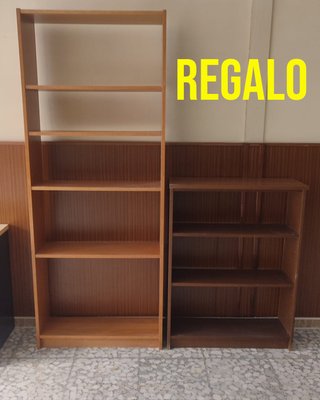 Mesa escritorio madera + 2 estanterías de regalo