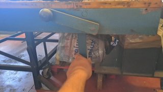 Mesa de cristalero industrial