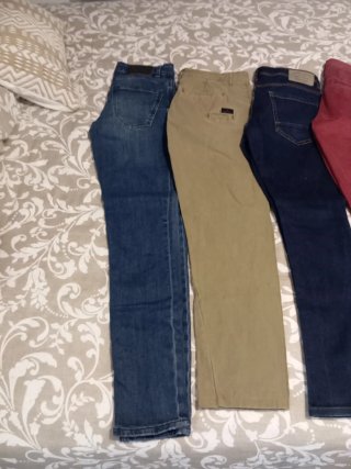 Lote 5 Pantalones Jeans/Chinos