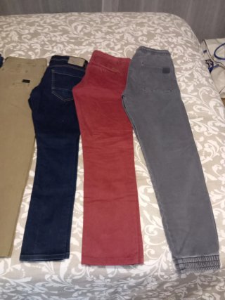 Lote 5 Pantalones Jeans/Chinos