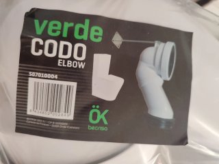 Codo de conexión para inodoro