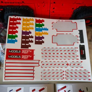 10996 Pcs Mould King 19008 Camión Grúa