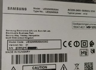 Televisor 32 pulgadas Samsung UE32M5505