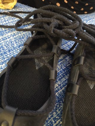 Abarcas negras talla 37