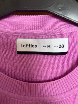 Camiseta sin mangas Lefties Morada Talla M