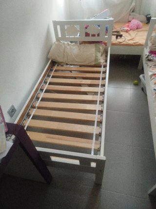 Cama infantil blanca