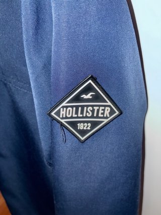 Parka Hollister Azul Talla S