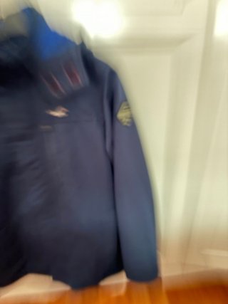 Parka Hollister Azul Talla S