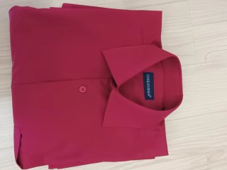 Camisa Caballero Manga Corta CHEMISIER Roja