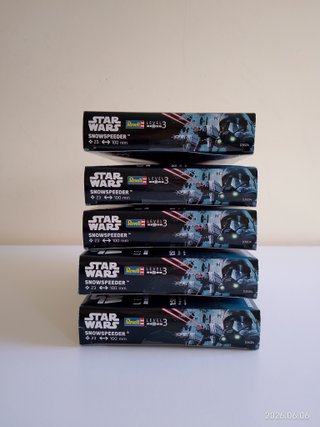 Lotti di 5 modelli Revell Star Wars Snowspeeder 1/52