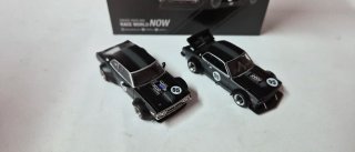 Set di due auto in scala Pop Race Nissan Skyline Datsun Laurel C130