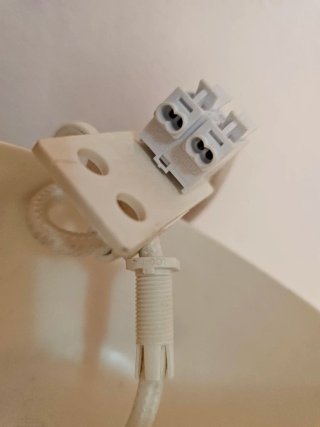 Lámpara Colgante Ikea Blanca/Plata 35cm