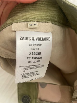 Shorts camuflaje Zadig and Voltaire