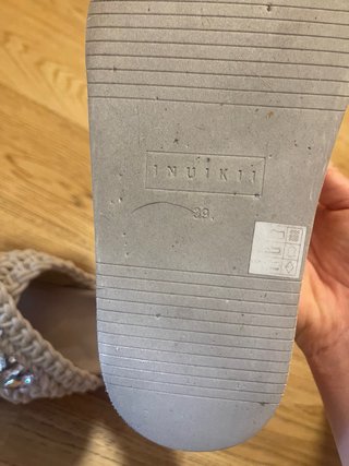 Sandalias Inuikii Plata y Blanco