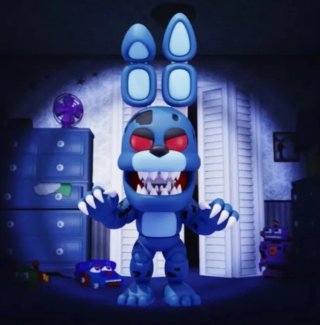 Figura Fnaf Nightmare Chibi Resina