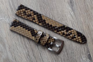 Correa de reloj efecto pitón premium Hecho a mano