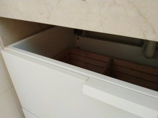 Cajonera de baño Ikea blanca