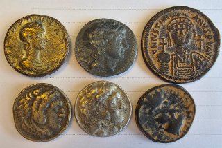 Réplicas 15 Monedas Griegas y Bizantinas