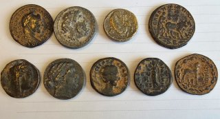 Réplicas 15 Monedas Griegas y Bizantinas