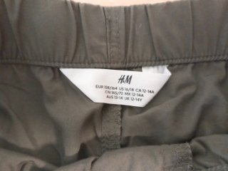 Pantaloncini ragazzo verdi