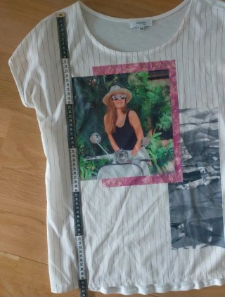 Camiseta Fórmula Joven Rayas Estampado M/38