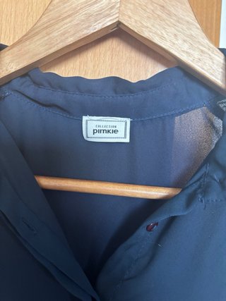 Camisa sin mangas Stradivarius azul