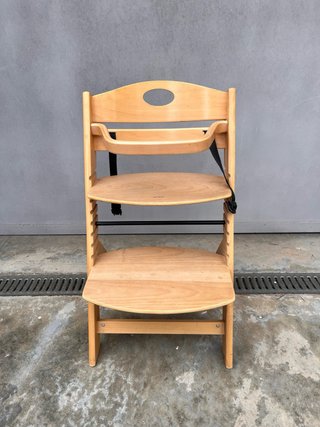 Silla de bebé madera para comer