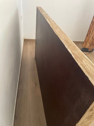 Cabecero de Matrimonio Madera Beige/Marrón