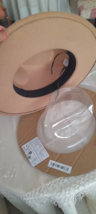 Sombrero boho beige y marrón