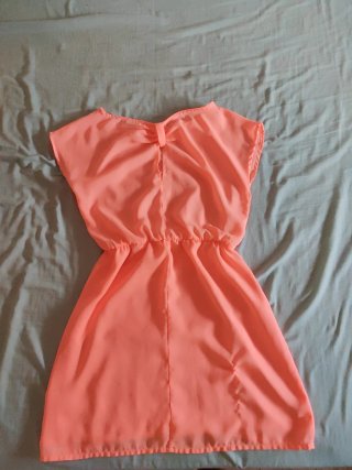 Vestido Verano Naranja Talla Única