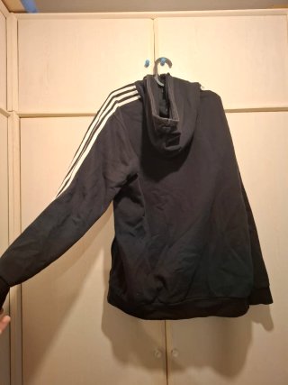 Sudadera Adidas Negra con Cremallera