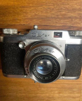 Fotocamera Closter vintage anni '50 + parasole