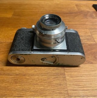 Fotocamera Closter vintage anni '50 + parasole