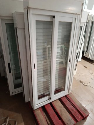 Ventana corredera aluminio cristal climalit