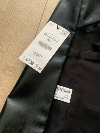 Top Zara Negro Talla M