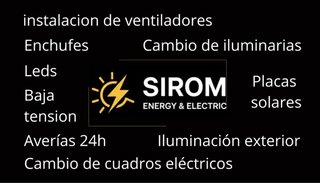 Electricista Jaén. Averías 24h. Placas Solares.led