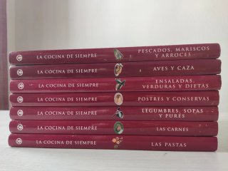 Colección completa libros de cocina