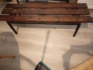 Urge.2Bancos madera y metal int/exterior + regalo
