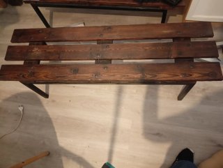 Urge.2Bancos madera y metal int/exterior + regalo