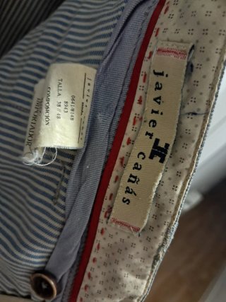 Bermudas grises de vestir, de hombre, talla 48.