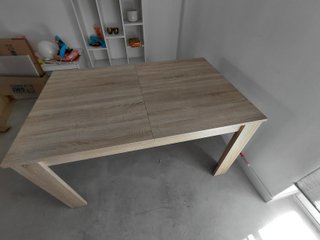 Mesa Comedor Extensible Madera Beige/Marrón
