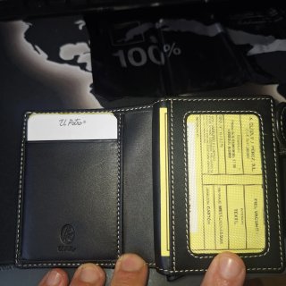 Cartera Tarjetero El Potro Negra