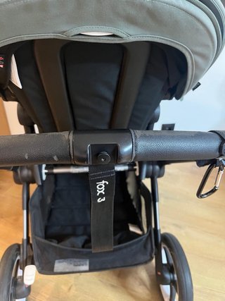 Bugaboo Fox 3 Graphite/Negro Capota Verde
