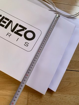 5 Bolsas de Papel Kenzo Blancas