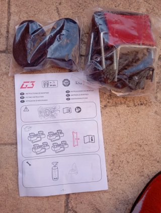 Cofre de techo para coche gris