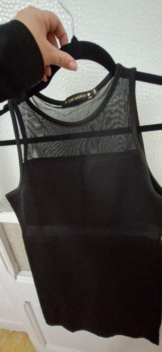 Vestido fiesta lentejuelas oro/negro negociableC/u