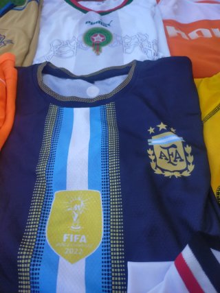 7 camisetas de futbol SELECCIONES