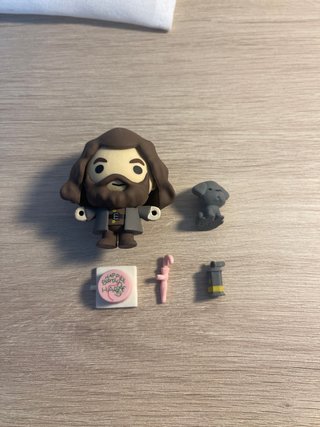 Figura goma Harry Potter Hagrid con accesorios