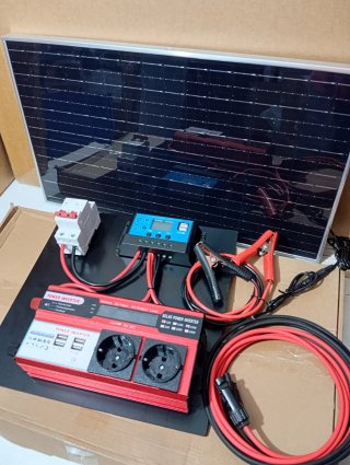 Kit solar completo.