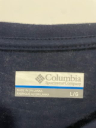 Camiseta Columbia Manga Larga Talla L
